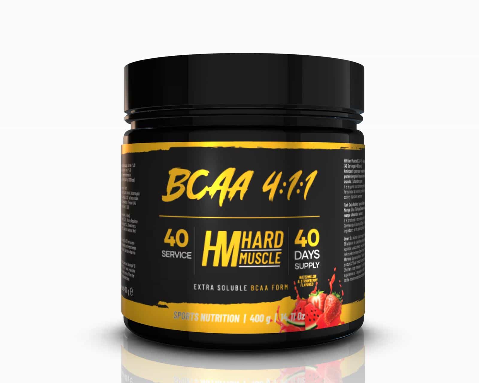 Hard Muscle BCAA 4:1:1 Karpuz & Çilek Aromalı (400 g)
